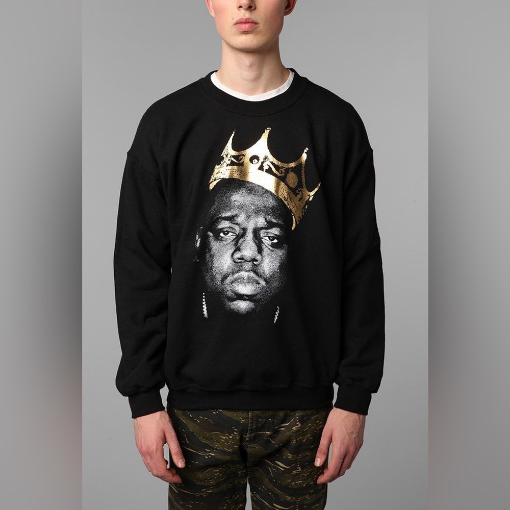 Biggie King of NYC Pullover Sweatshirt - Size Medium